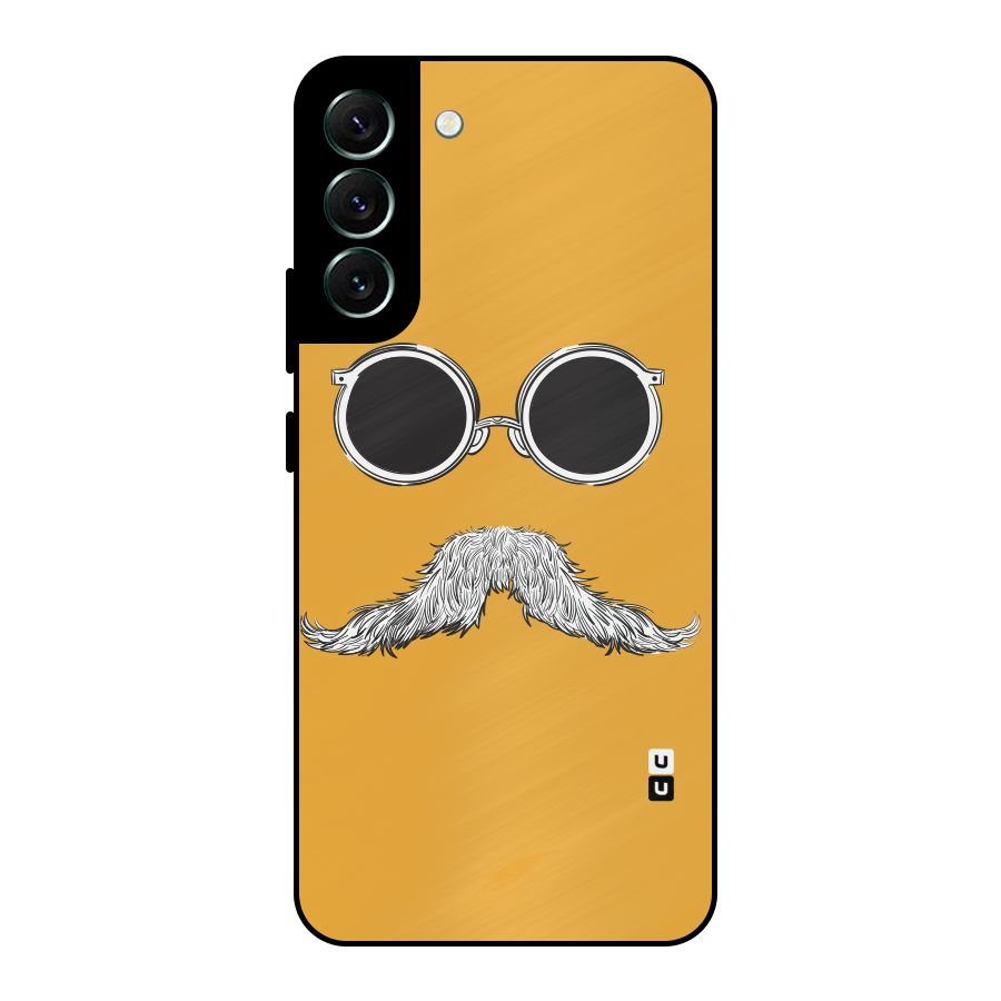 Sassy Mustache Metal Back Case for Galaxy S22 Plus 5G