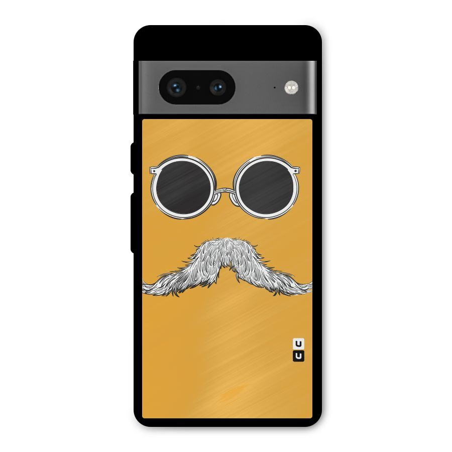 Sassy Mustache Metal Back Case for Google Pixel 7