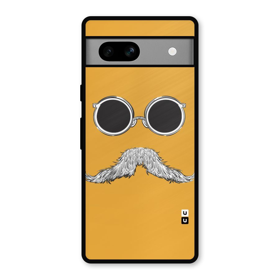Sassy Mustache Metal Back Case for Google Pixel 7a