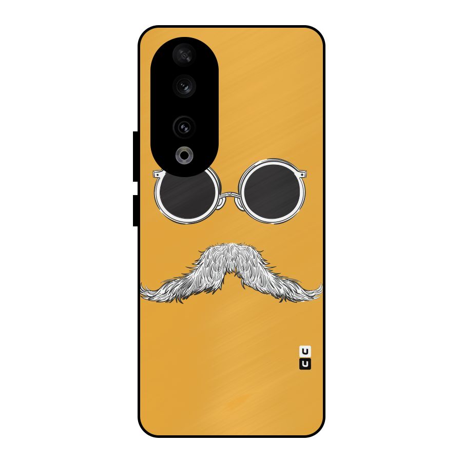 Sassy Mustache Metal Back Case for Honor 90