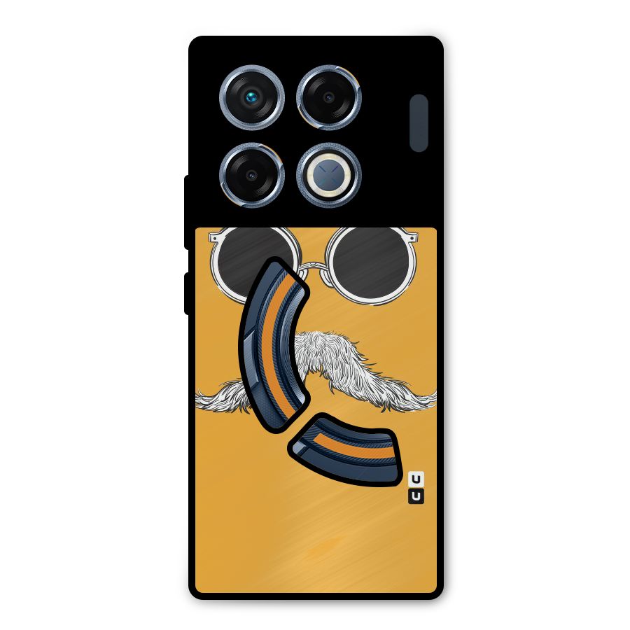 Sassy Mustache Metal Back Case for Infinix GT 20 Pro