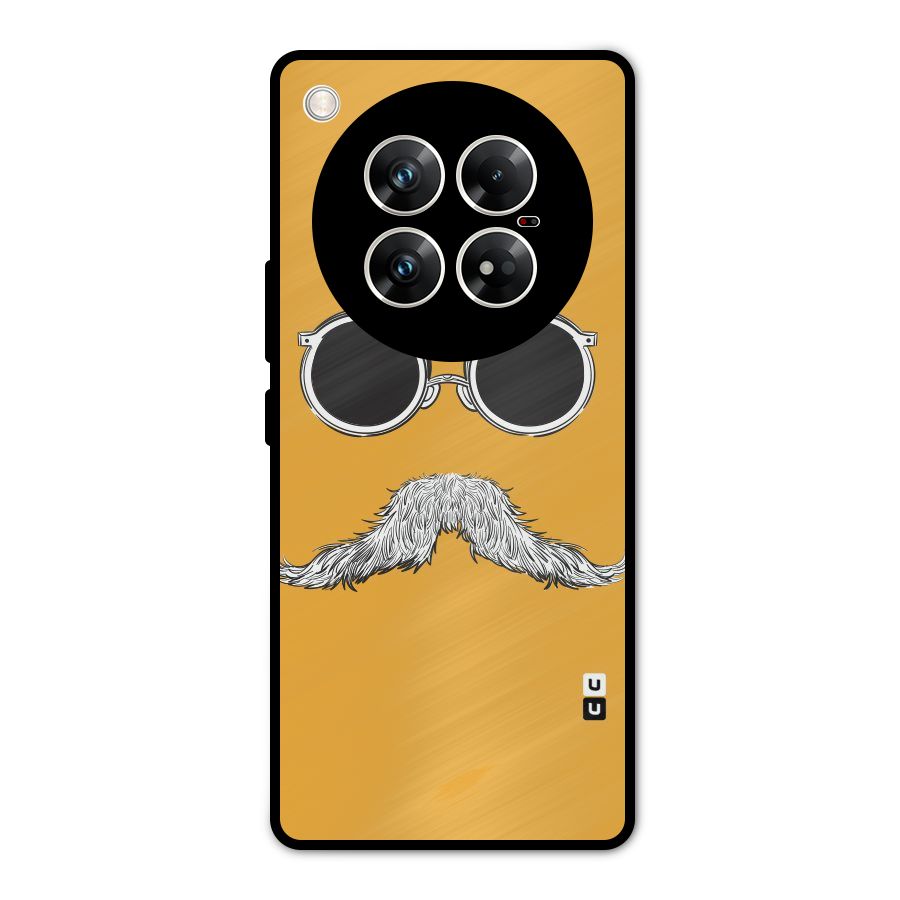 Sassy Mustache Metal Back Case for Infinix Zero 40 5G