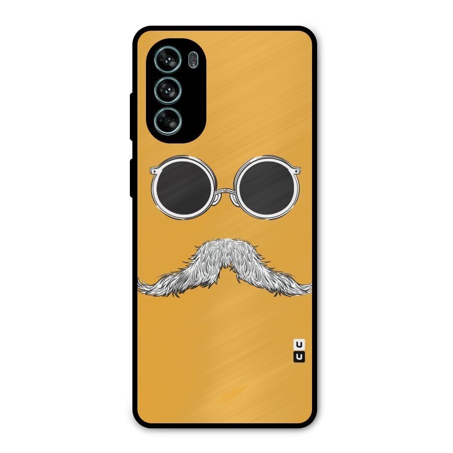 Sassy Mustache Metal Back Case for Moto G62