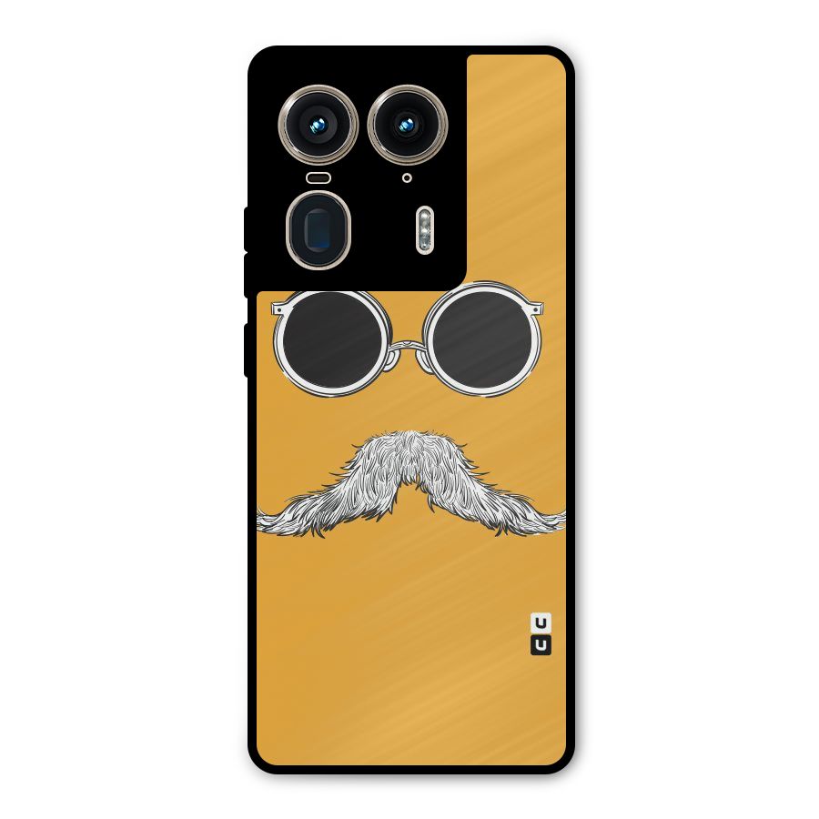 Sassy Mustache Metal Back Case for Motorola Edge 50 Ultra