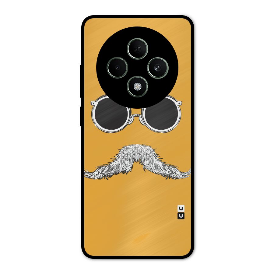 Sassy Mustache Metal Back Case for Oppo F27