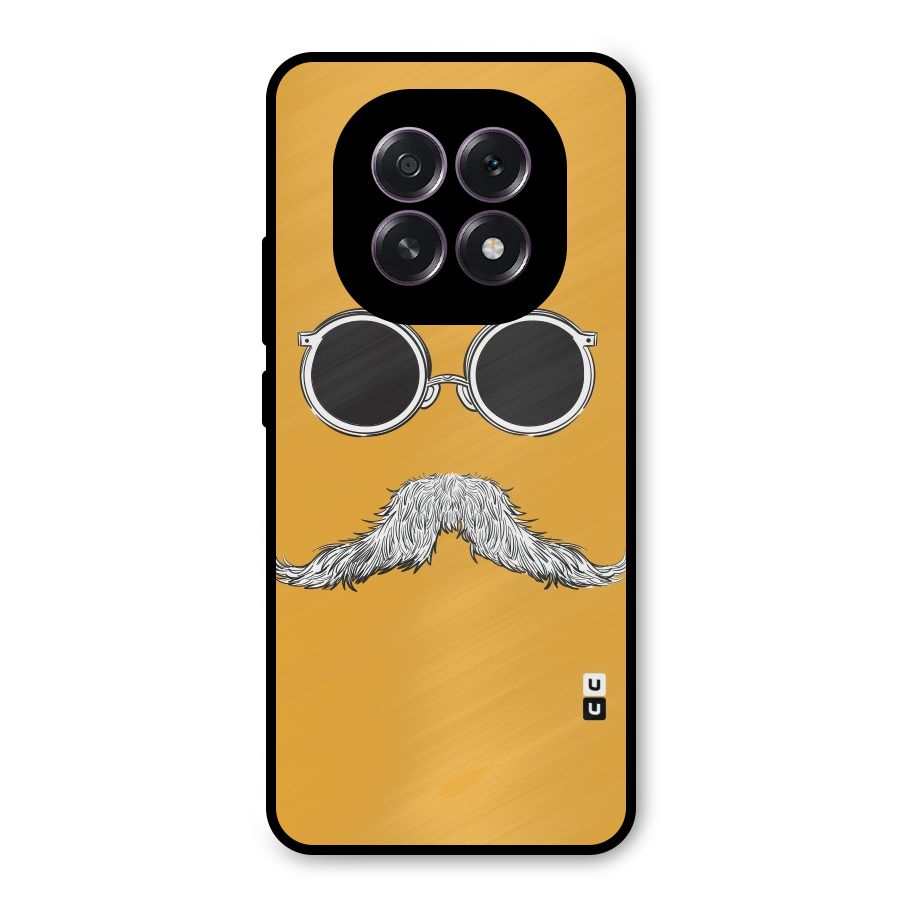 Sassy Mustache Metal Back Case for Oppo F29