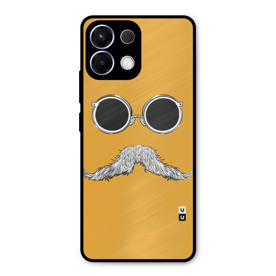 Sassy Mustache Metal Back Case for Oppo K13