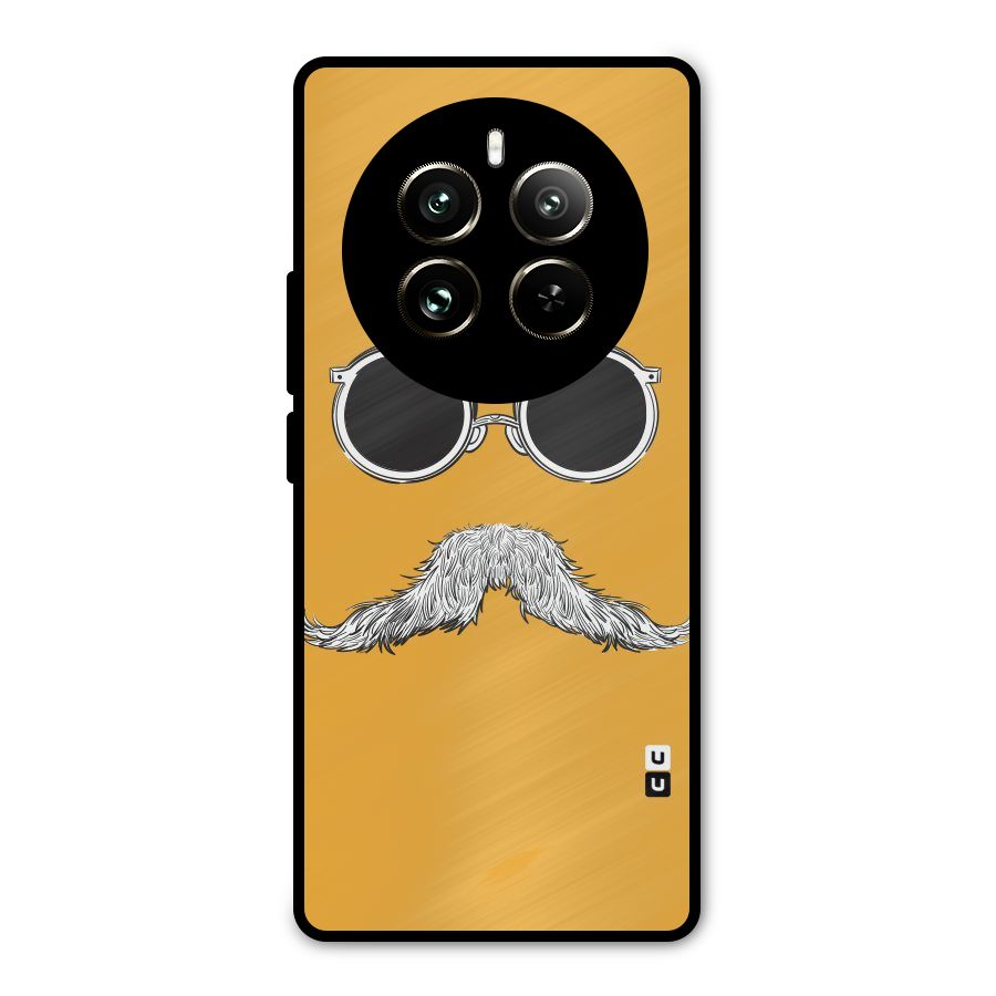 Sassy Mustache Metal Back Case for Realme 12 Pro