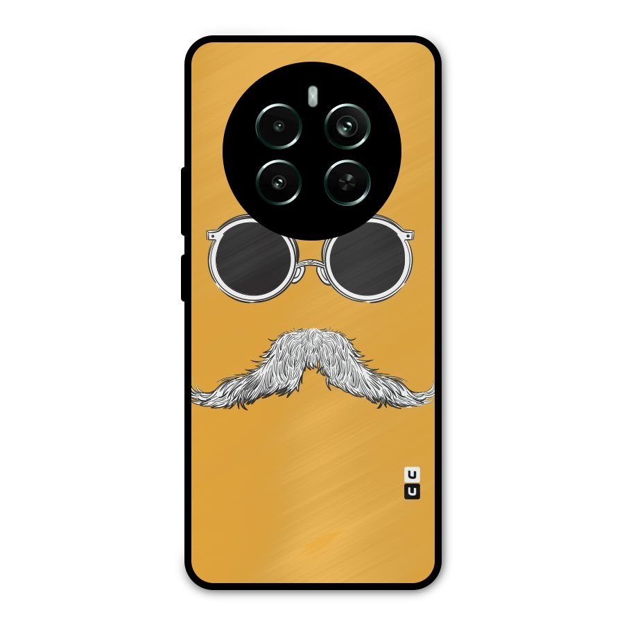 Sassy Mustache Metal Back Case for Realme 12 Pro Plus
