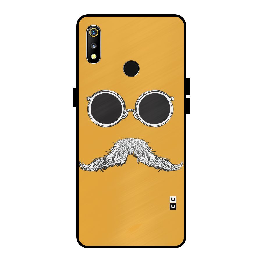 Sassy Mustache Metal Back Case for Realme 3i