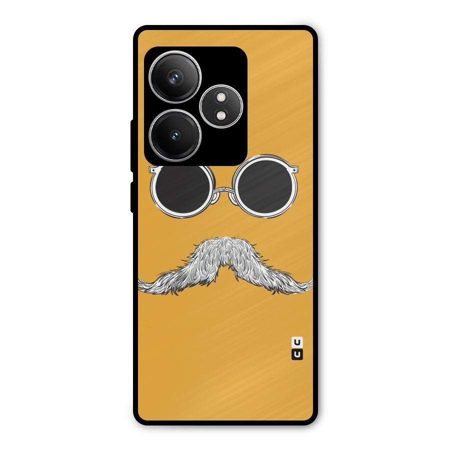 Sassy Mustache Metal Back Case for Realme GT 6T