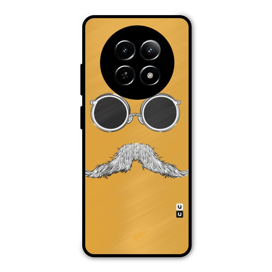 Sassy Mustache Metal Back Case for Realme Narzo N65