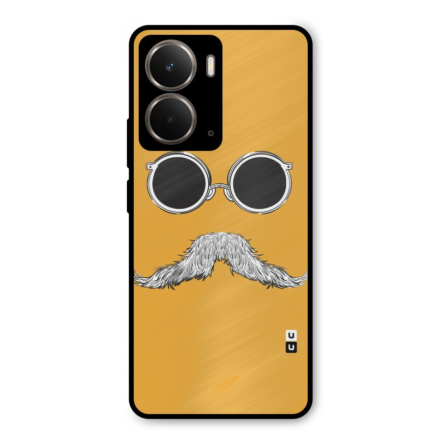 Sassy Mustache Metal Back Case for Realme P3