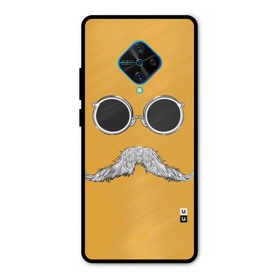 Sassy Mustache Metal Back Case for Vivo S1 Pro