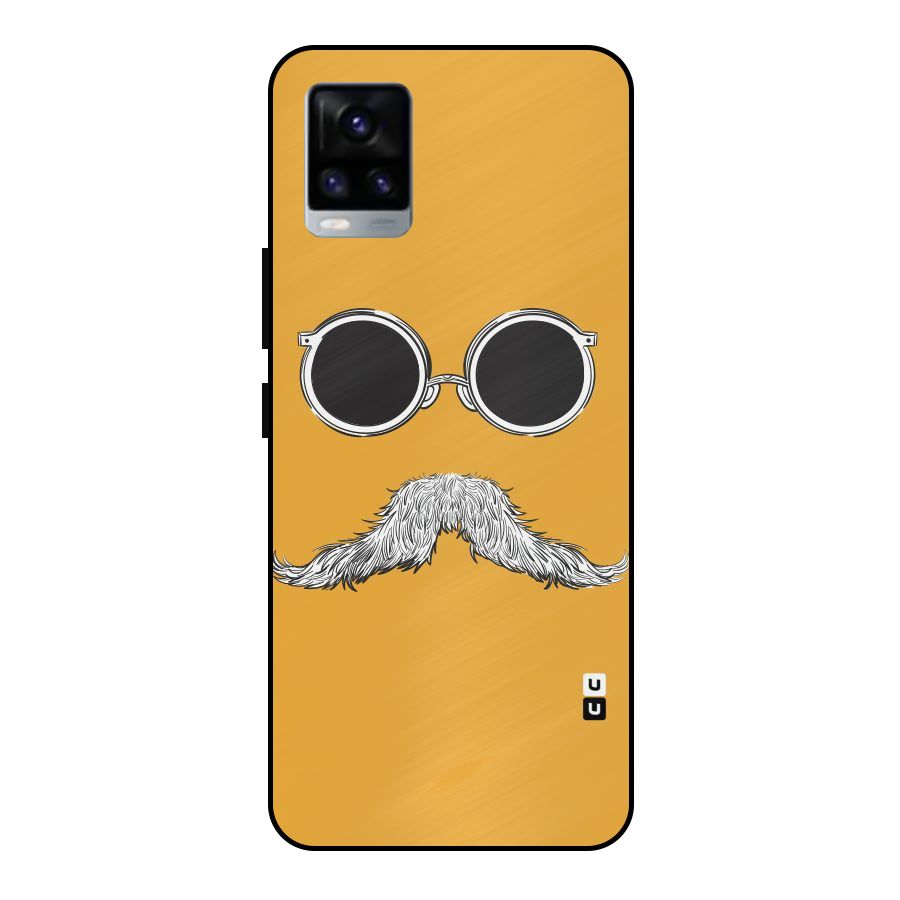 Sassy Mustache Metal Back Case for Vivo V20