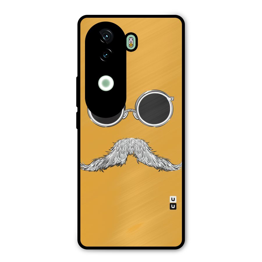 Sassy Mustache Metal Back Case for Vivo V40e