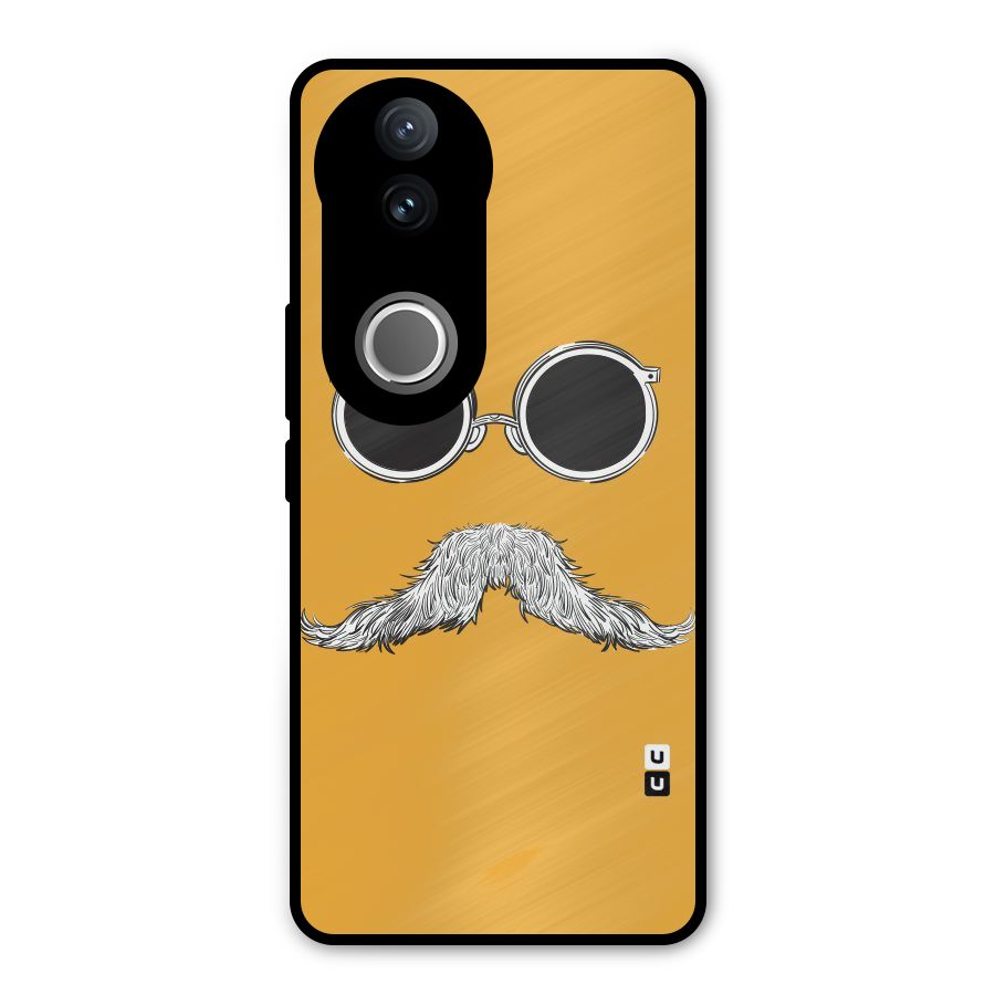 Sassy Mustache Metal Back Case for Vivo V50e