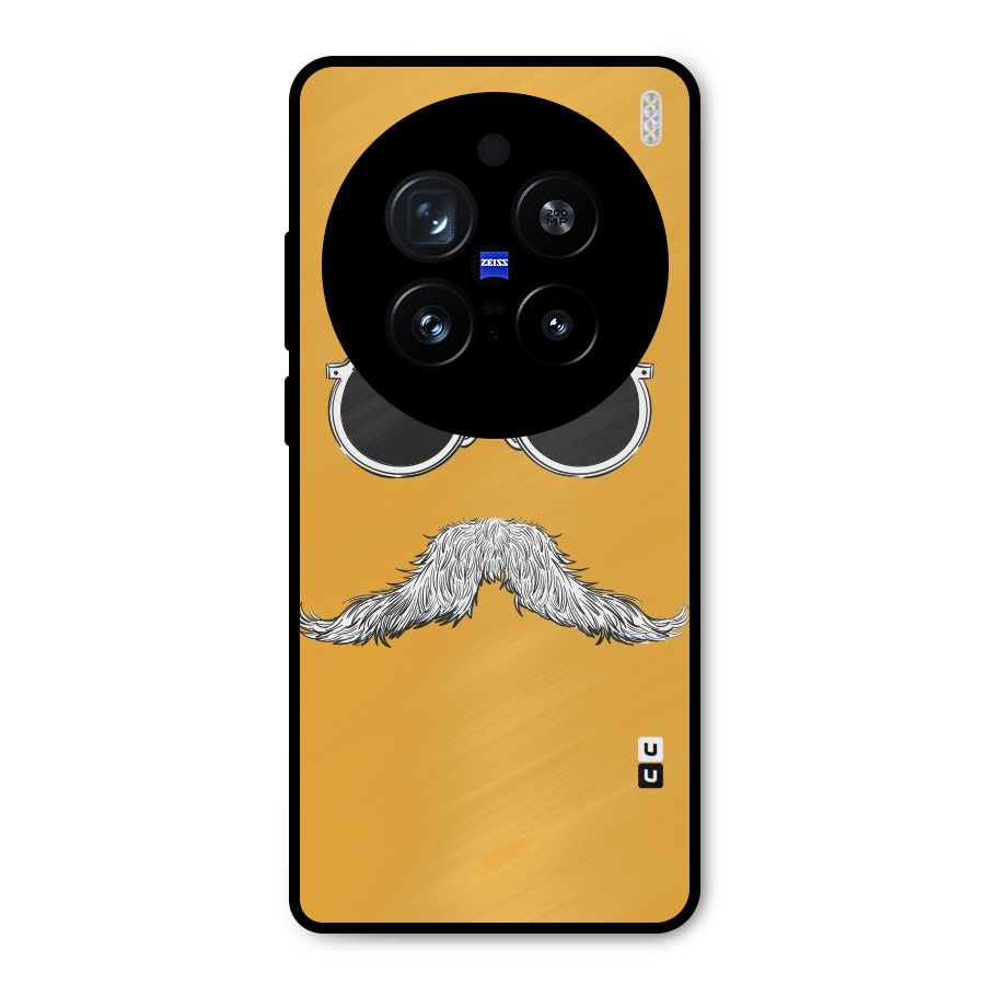 Sassy Mustache Metal Back Case for Vivo X200 Pro