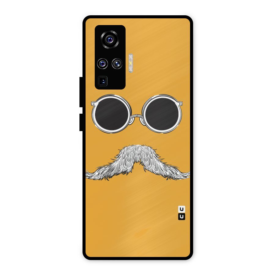 Sassy Mustache Metal Back Case for Vivo X50 Pro