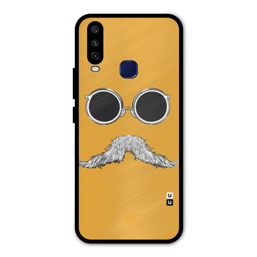 Sassy Mustache Metal Back Case for Vivo Y12