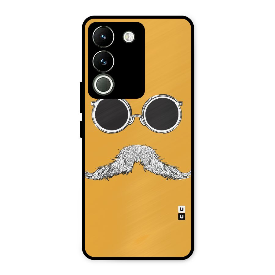 Sassy Mustache Metal Back Case for Vivo Y200