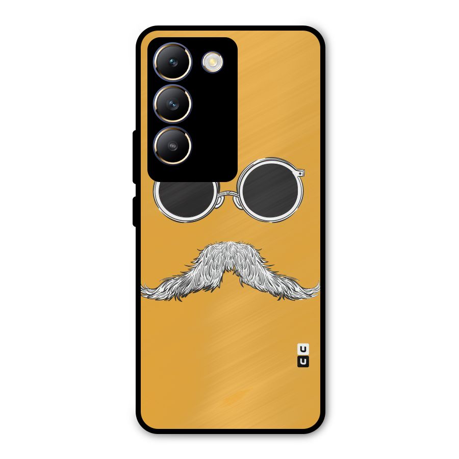 Sassy Mustache Metal Back Case for Vivo Y200e