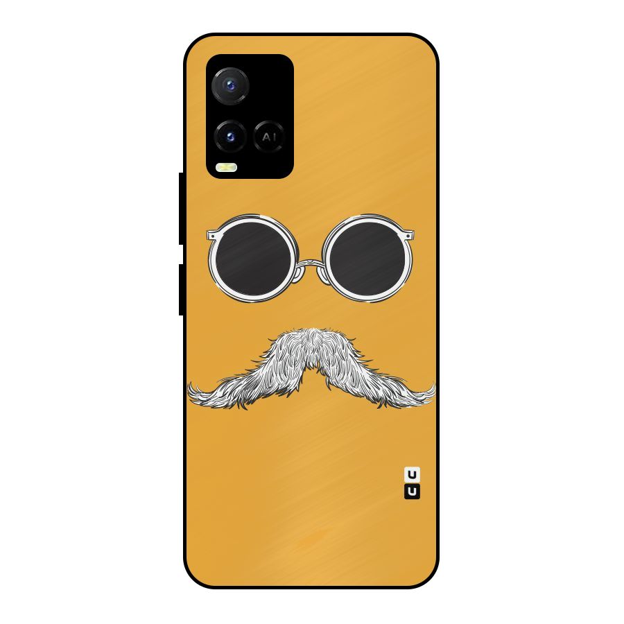 Sassy Mustache Metal Back Case for Vivo Y21