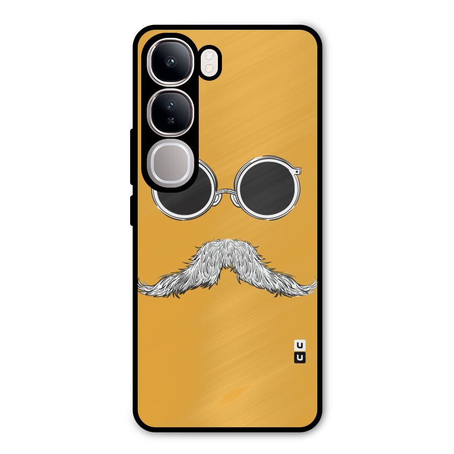 Sassy Mustache Metal Back Case for Vivo Y300