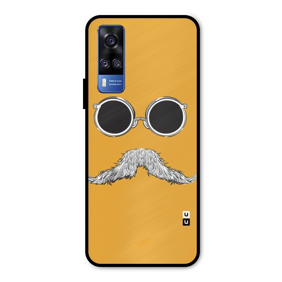 Sassy Mustache Metal Back Case for Vivo Y51A