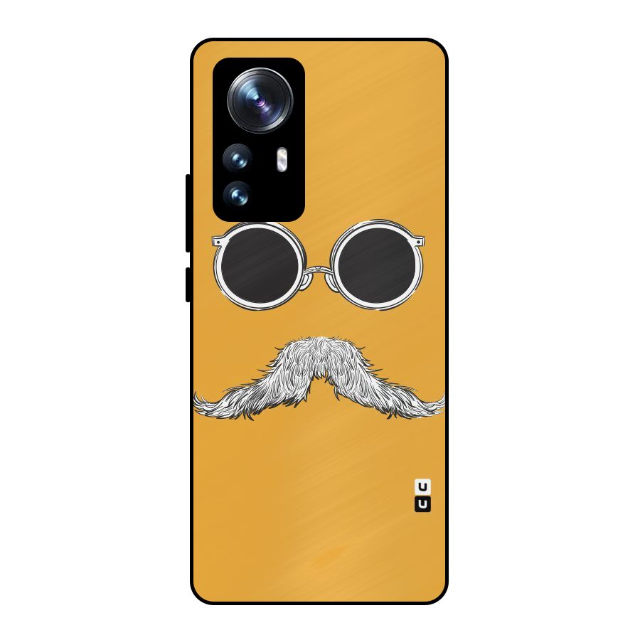 Sassy Mustache Metal Back Case for Xiaomi 12 Pro