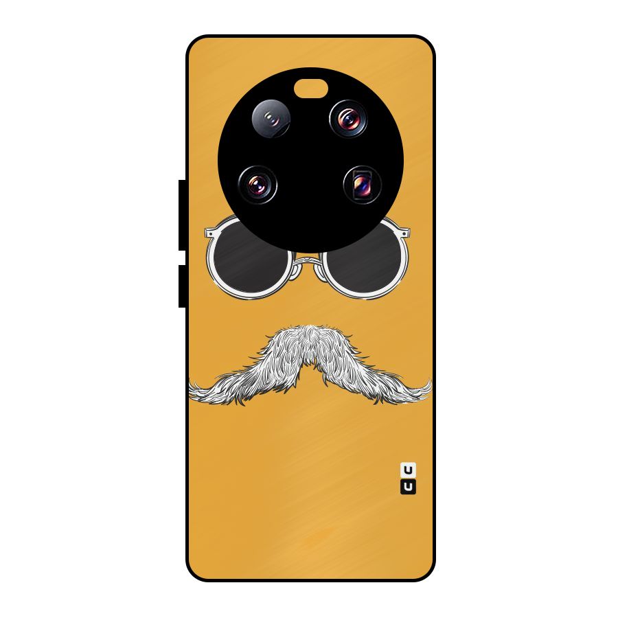 Sassy Mustache Metal Back Case for Xiaomi 13 Ultra