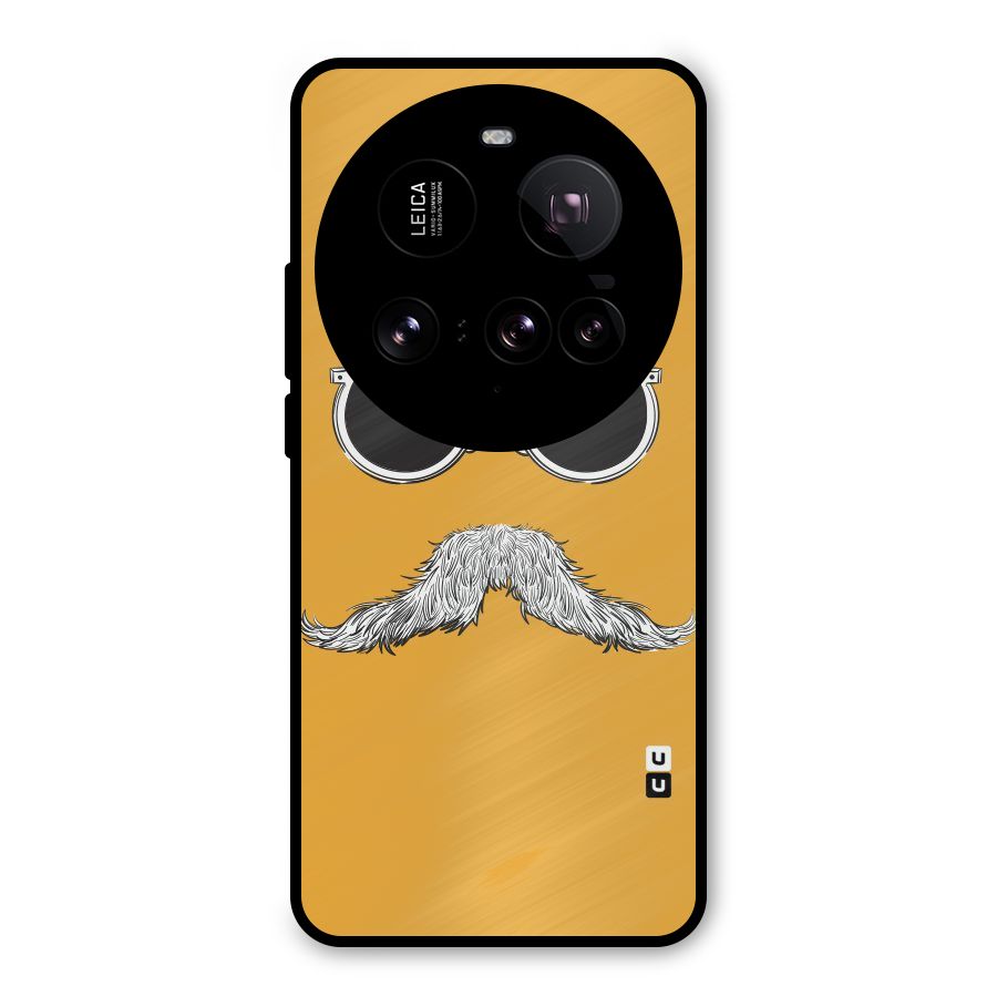 Sassy Mustache Metal Back Case for Xiaomi 15 Ultra