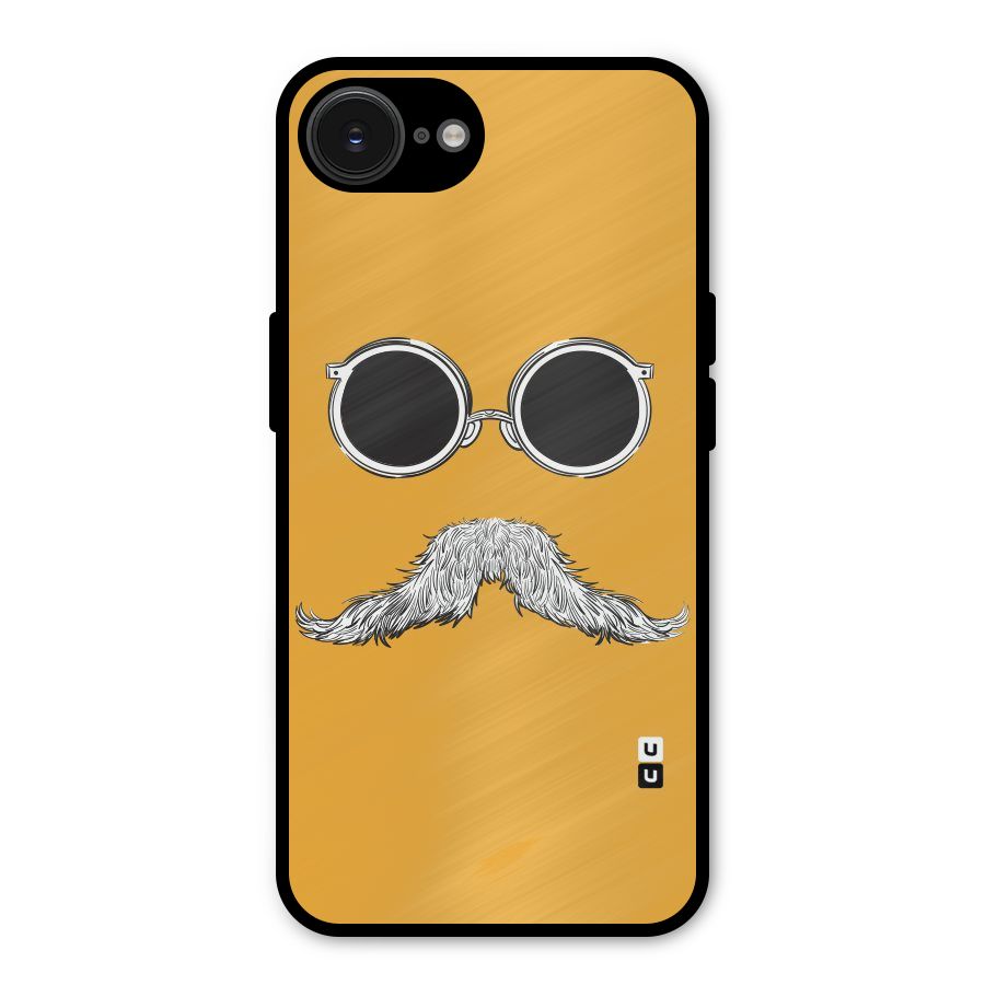Sassy Mustache Metal Back Case for iPhone 16e