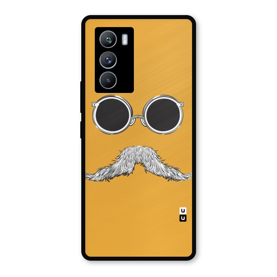 Sassy Mustache Metal Back Case for iQOO 9 SE