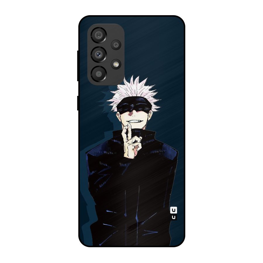 Satoru Gojo Metal Back Case for Galaxy A33 5G