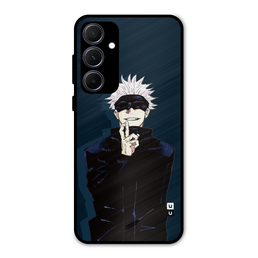 Satoru Gojo Metal Back Case for Galaxy A35