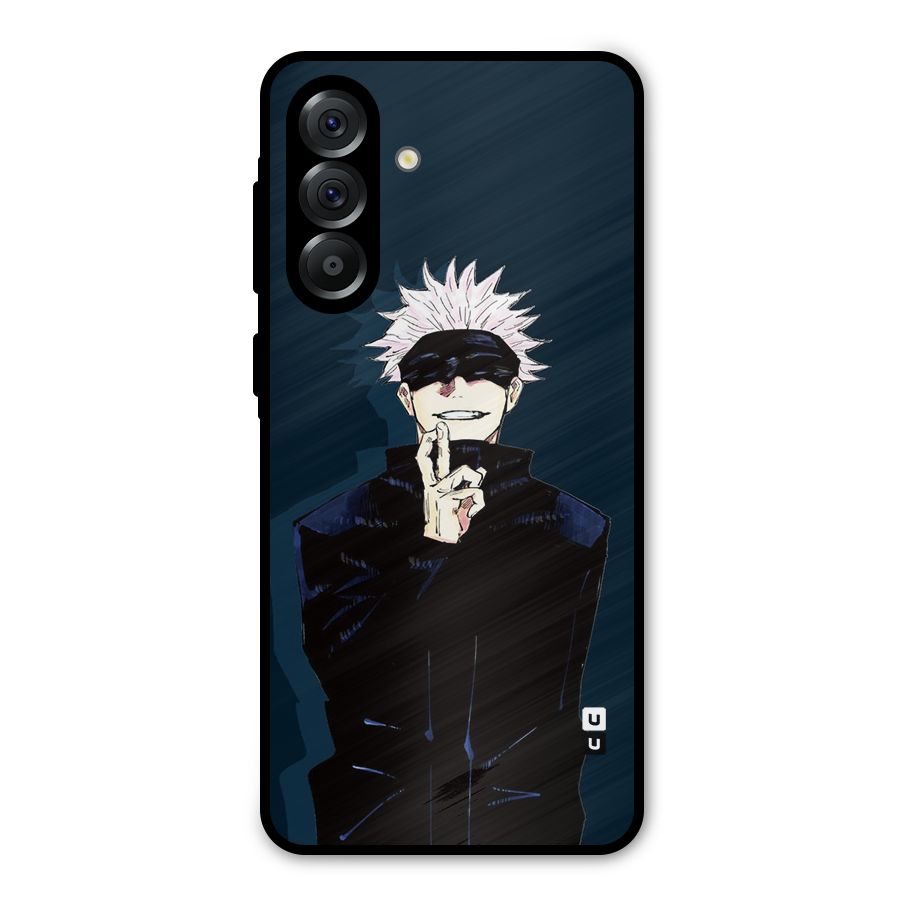 Satoru Gojo Metal Back Case for Galaxy A36