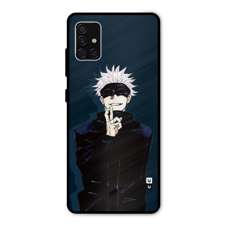 Satoru Gojo Metal Back Case for Galaxy A51