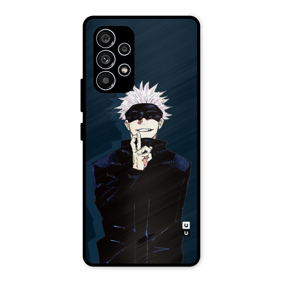 Satoru Gojo Metal Back Case for Galaxy A53 5G