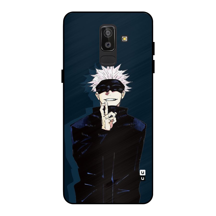 Satoru Gojo Metal Back Case for Galaxy J8