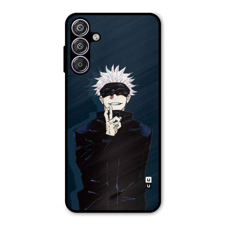Satoru Gojo Metal Back Case for Galaxy M15