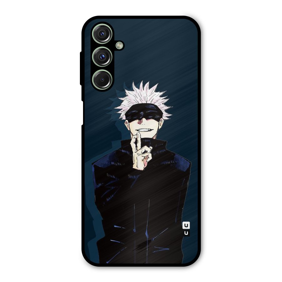 Satoru Gojo Metal Back Case for Galaxy M34