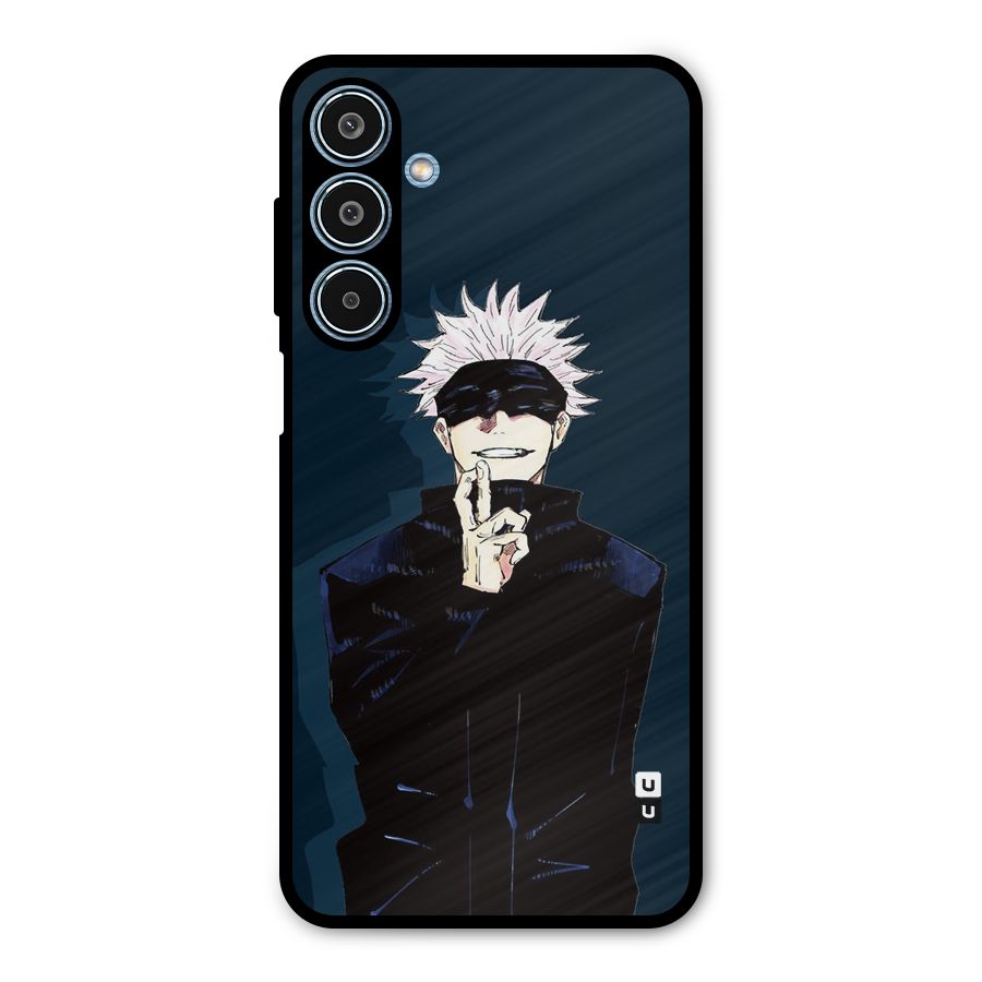 Satoru Gojo Metal Back Case for Galaxy M35