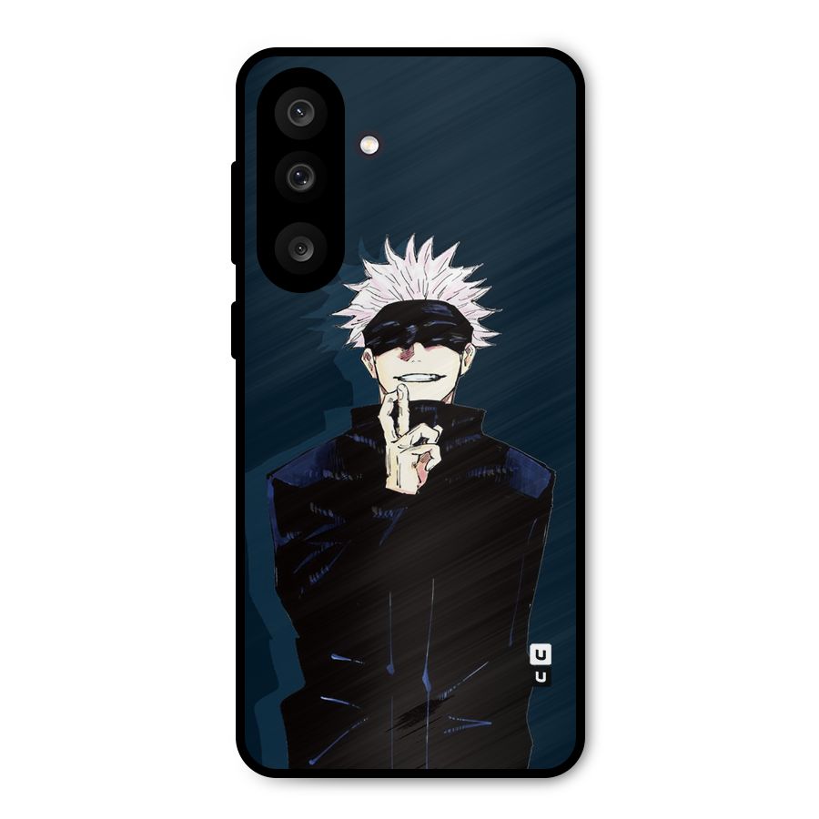 Satoru Gojo Metal Back Case for Galaxy M56