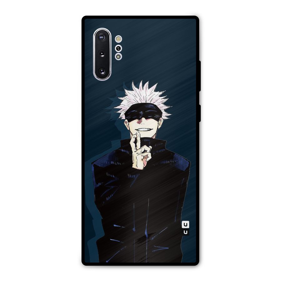 Satoru Gojo Metal Back Case for Galaxy Note 10 Plus