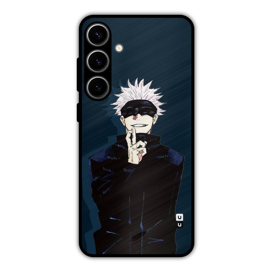 Satoru Gojo Metal Back Case for Galaxy S24 Plus