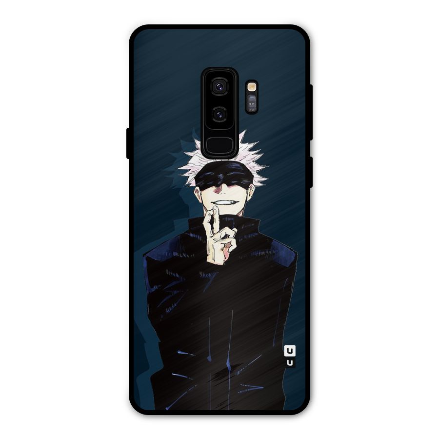 Satoru Gojo Metal Back Case for Galaxy S9 Plus