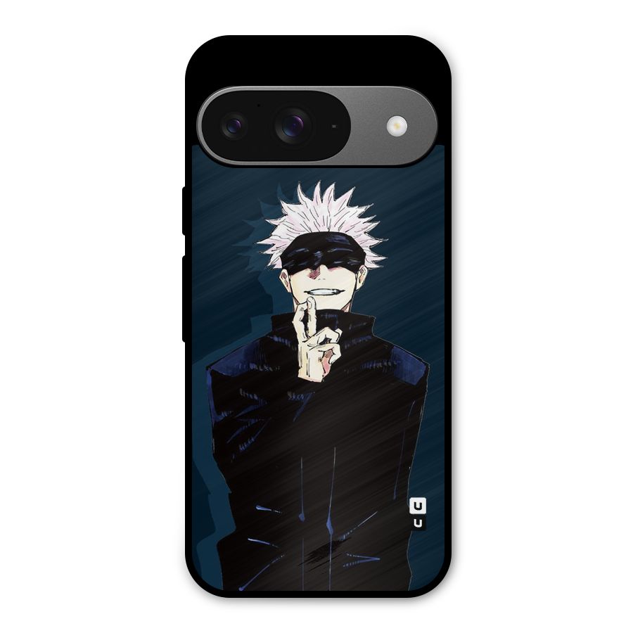Satoru Gojo Metal Back Case for Google Pixel 9