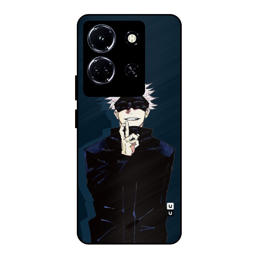 Satoru Gojo Metal Back Case for Infinix Note 30 5G
