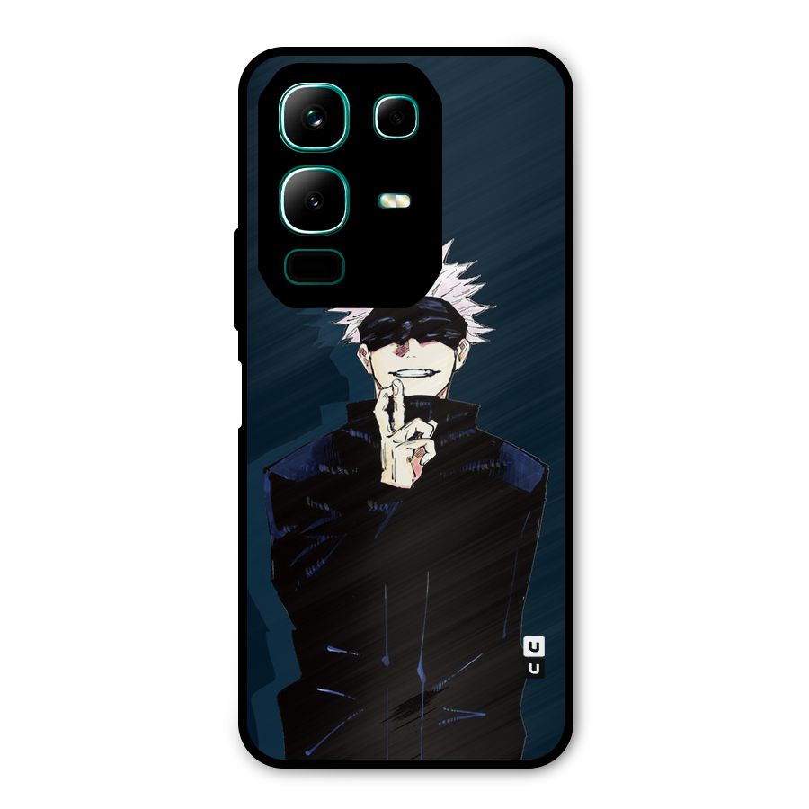 Satoru Gojo Metal Back Case for Infinix Note 50x